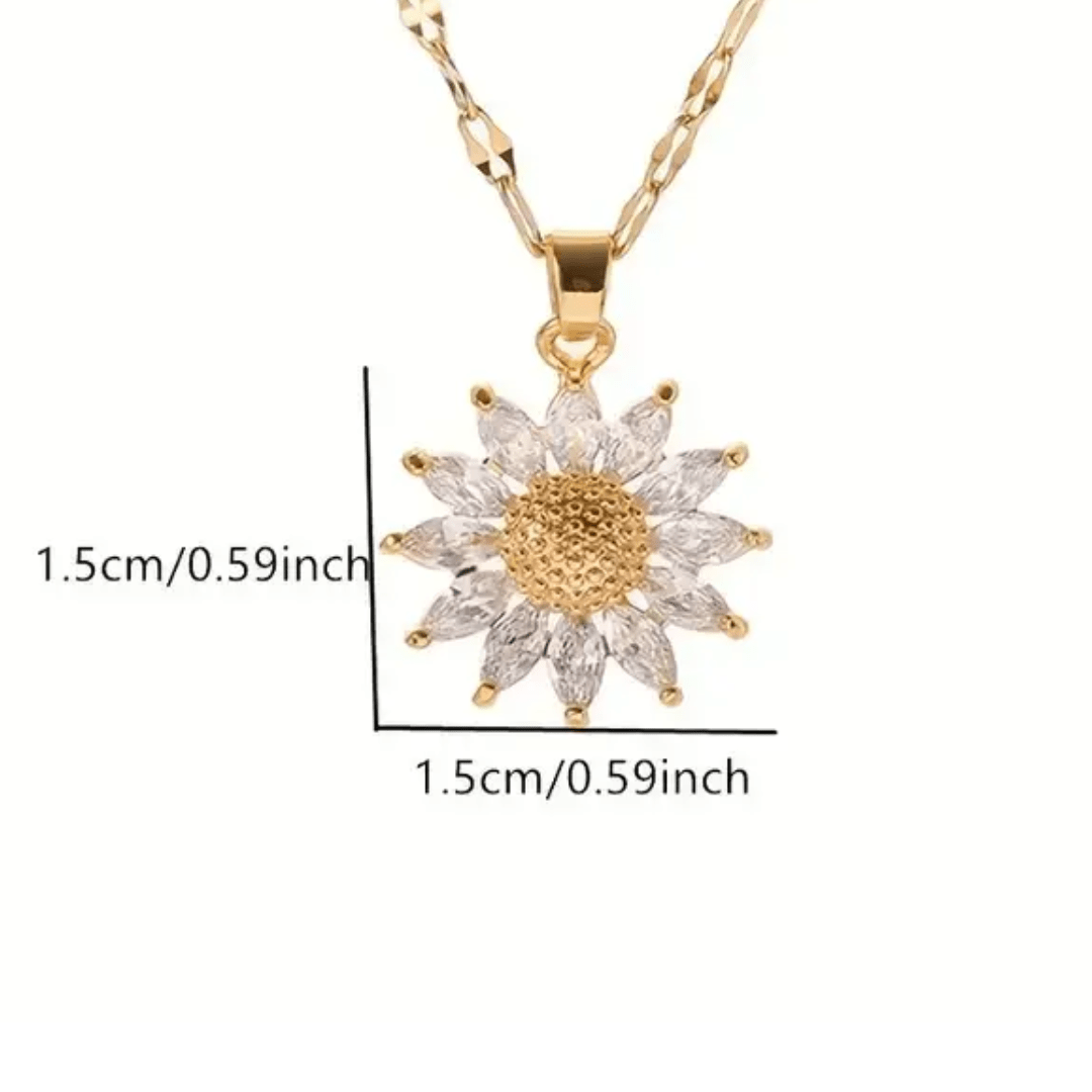 Collar Margarita Enchapado En Oro 18K - Muy Moderna Uruguay