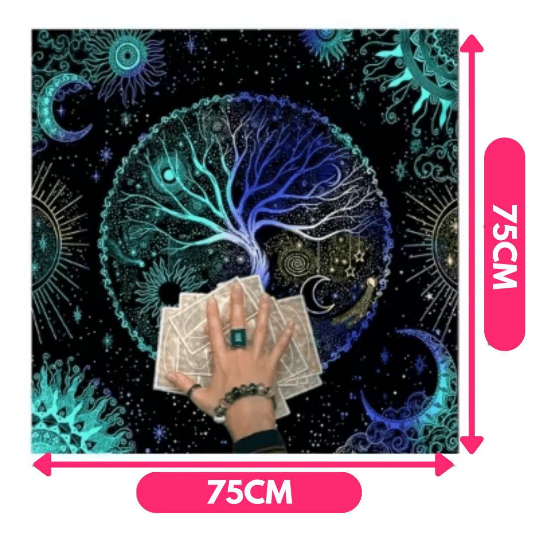 Mantel De Tarot Arbol De La Vida Para Altar O Lectura - Muy Moderna Uruguay