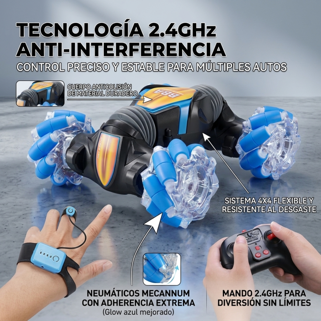 Auto Escorpión 4x4 con Brazalete Remoto