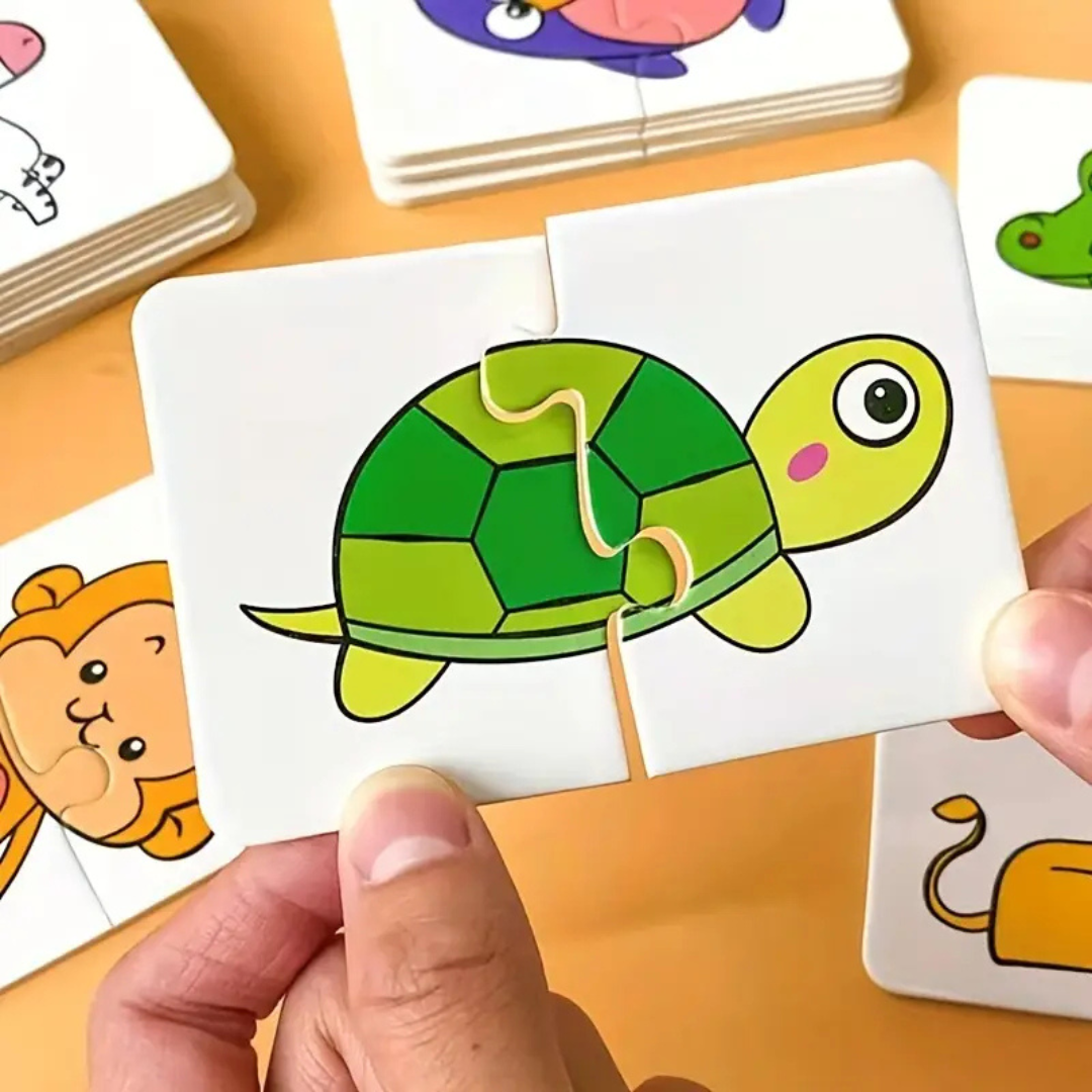 Set De 32 Puzzles Infantiles De 2 Piezas