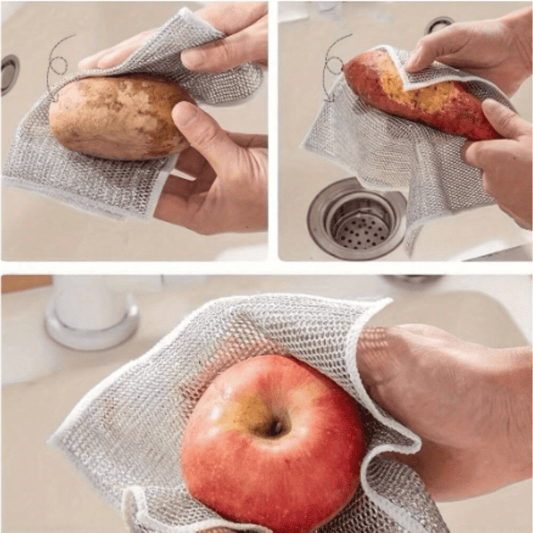 Set de 10 Paños de Aluminio Trenzado para Cocina - Muy Moderna Uruguay