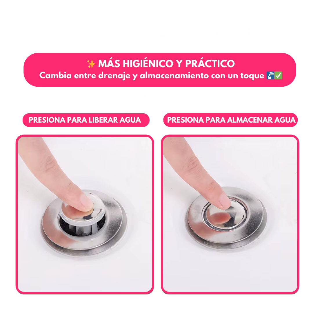 Tapón Cilíndrico Recolector con Filtro para Pileta