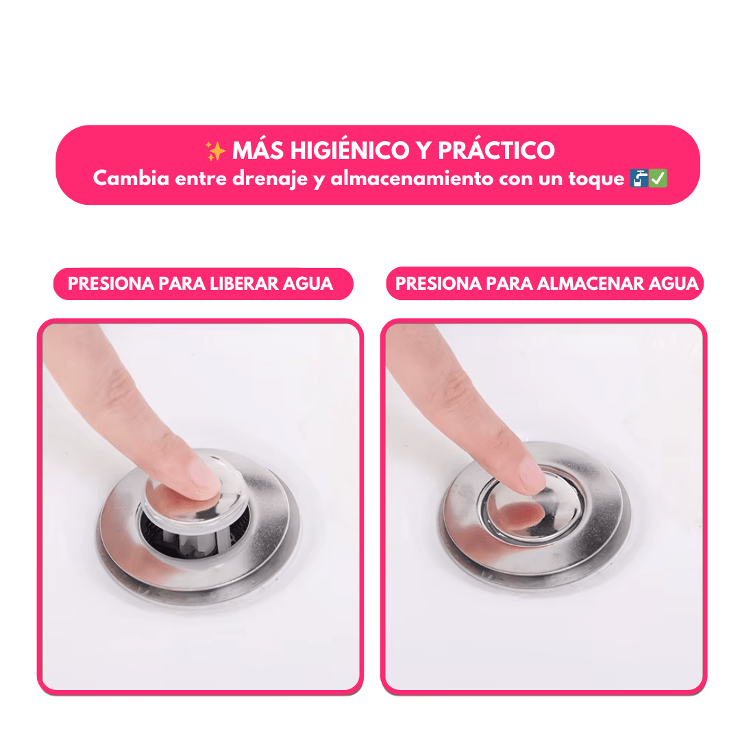 Tapón Cilíndrico Recolector con Filtro para Pileta - Muy Moderna Uruguay