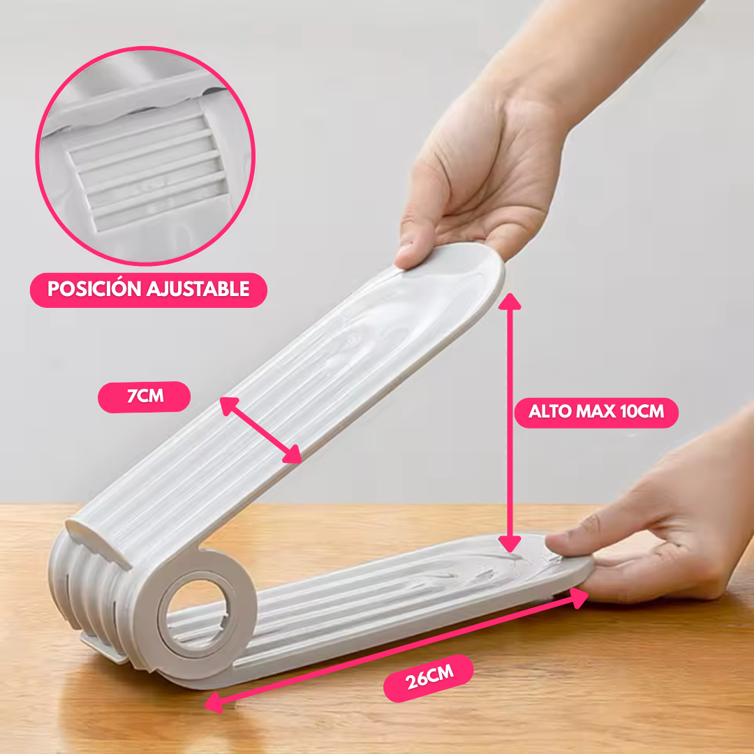 Set 6 Organizadores De Zapatos Regulables