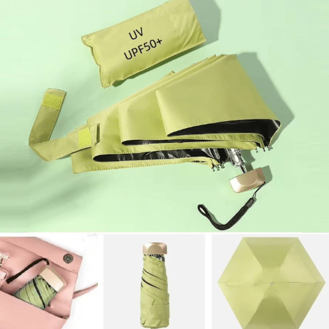 Mini Paraguas de Bolsillo con Protección UV - Muy Moderna Uruguay