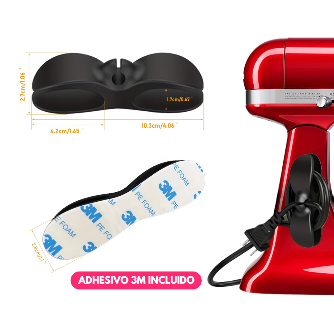 Pack x6 Organizador De Cables Para Electrodomésticos