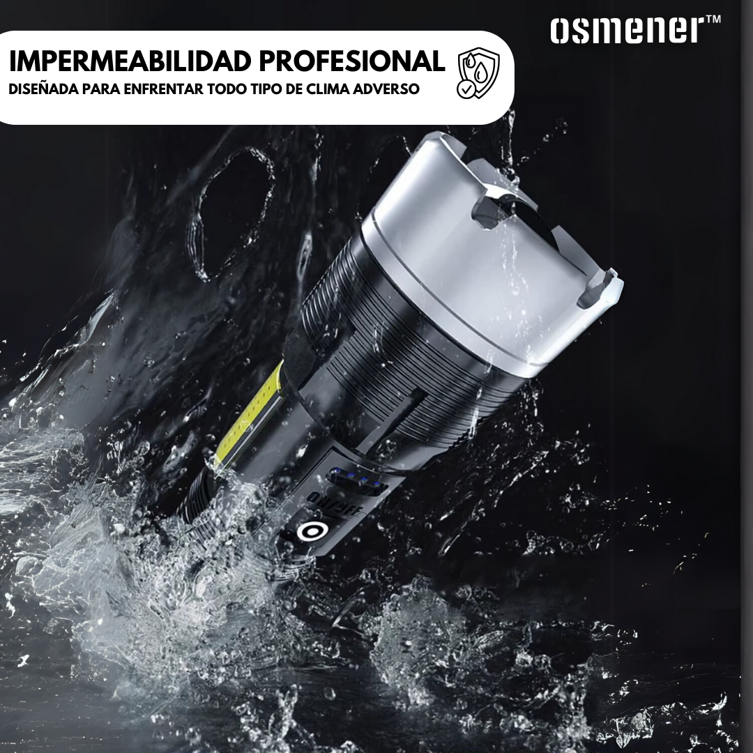 Linterna LED Osmener™ Ultra-Potente con Zoom Táctico