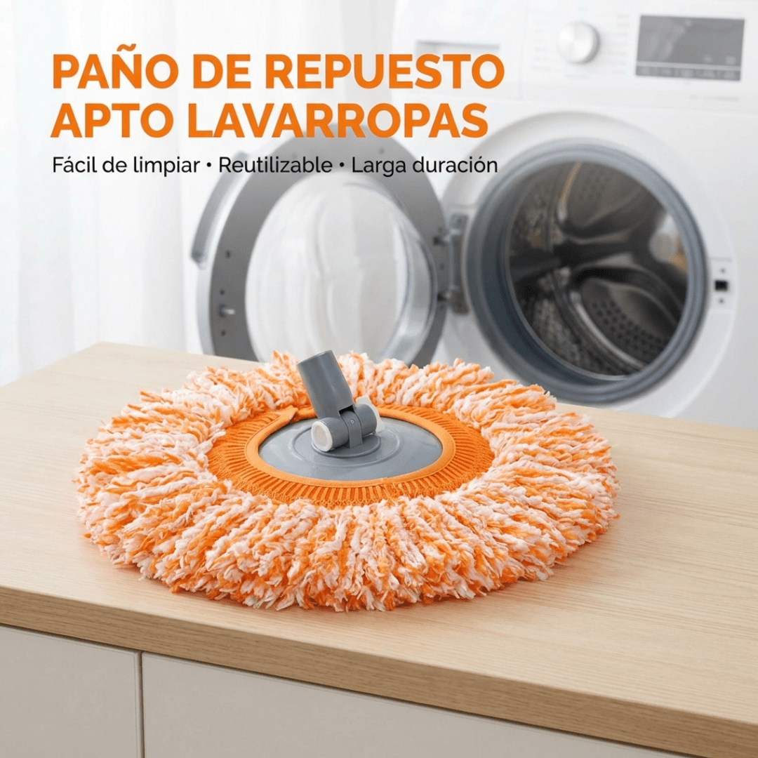 Mopa Larga Para Paredes Y Techos Mango Extensible 360° - Muy Moderna Uruguay