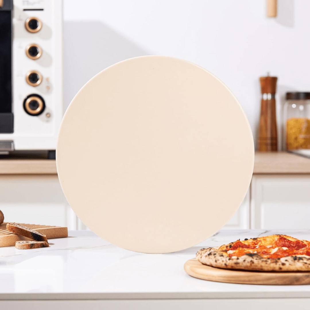 Set de Piedra Refractaria para Pizza con Pala y Cortador - Muy Moderna Uruguay