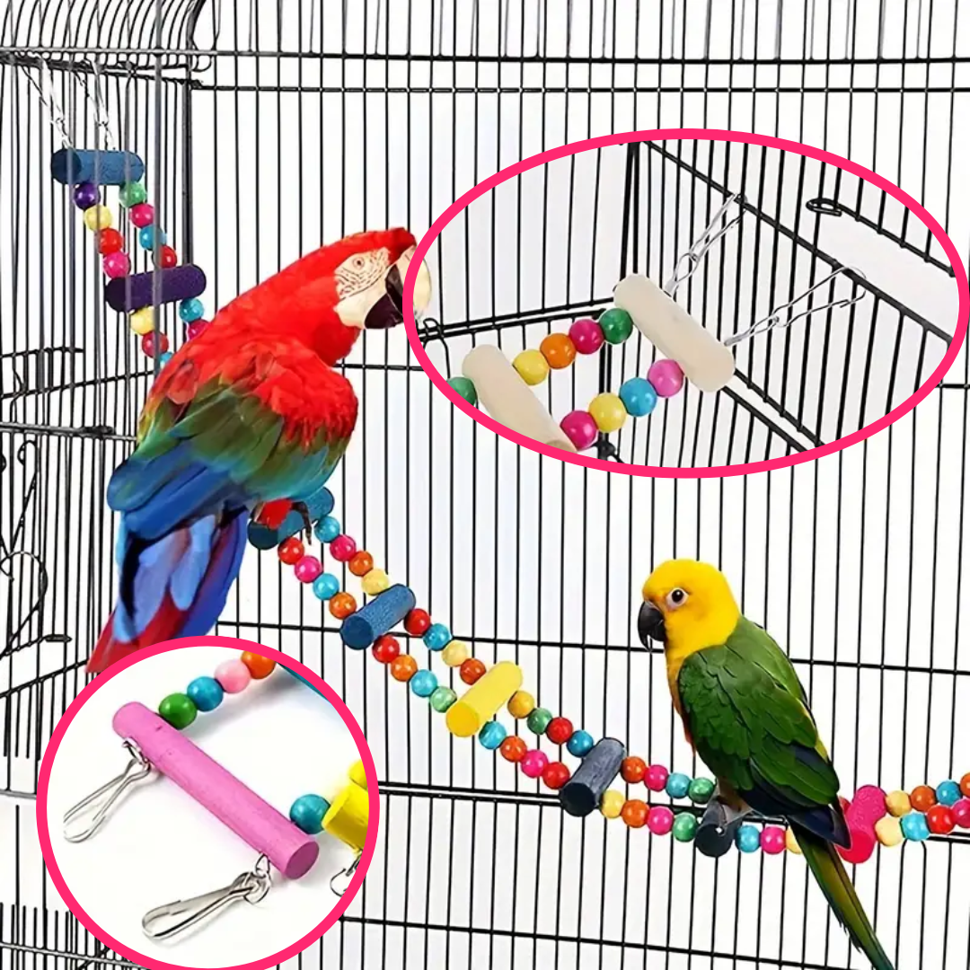 Juguetes de Jaula para Loros y Aves Hamacas y Accesorios - Muy Moderna Uruguay