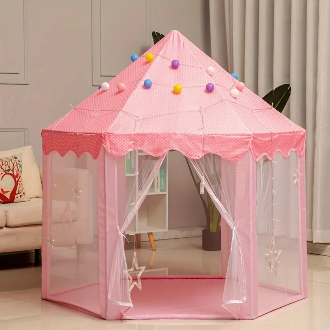 Carpa Castillo de Princesa Fácil de Montar para Niños