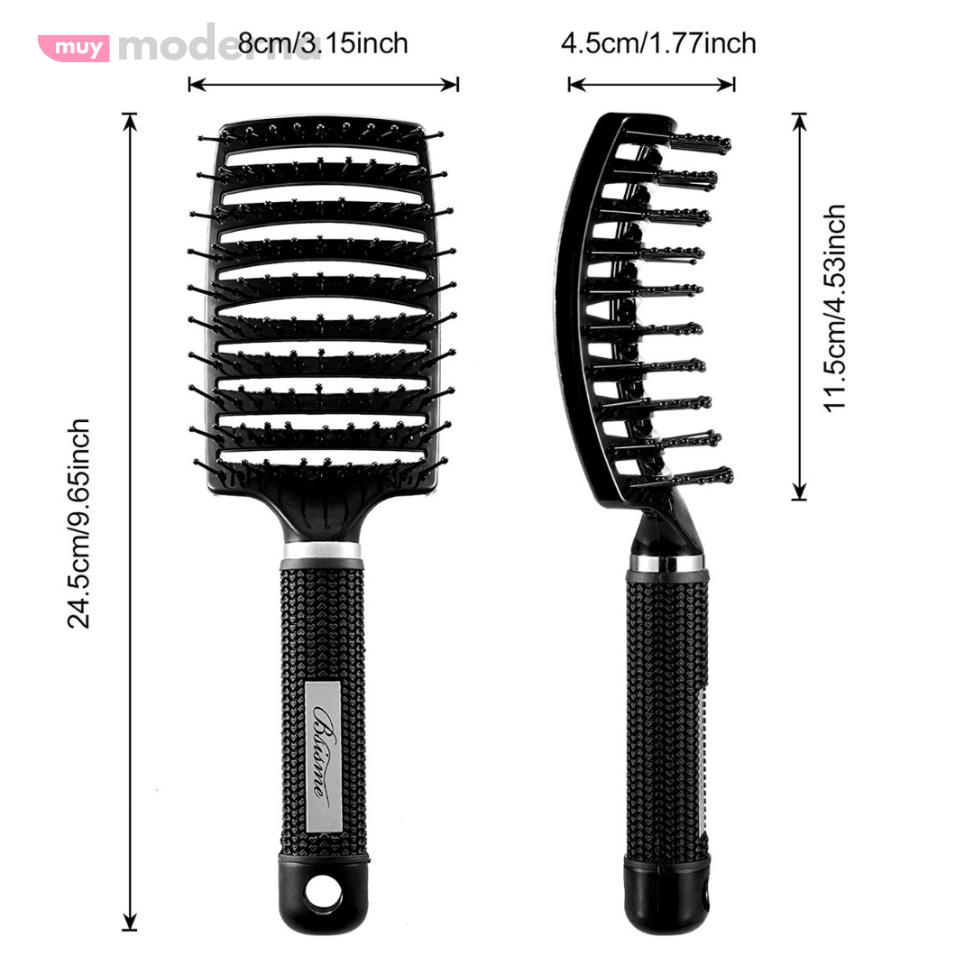 Peine Desenredante de Cabello con Cerdas de Nylon - Muy Moderna Uruguay