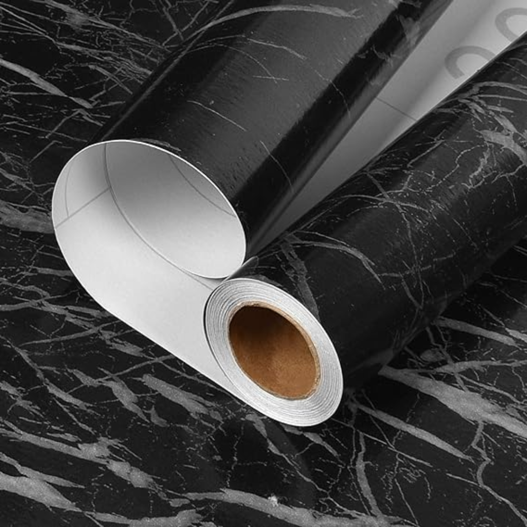Papel Adhesivo Simil Marmol Impermeable 5mts