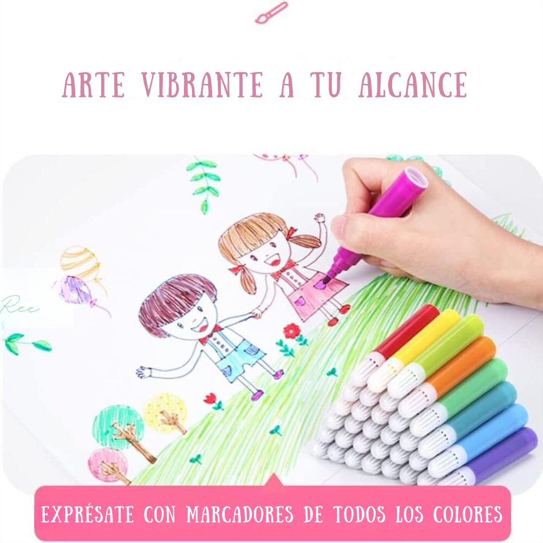 Kit Maletin De Arte Escolar 208 Piezas - Muy Moderna Uruguay