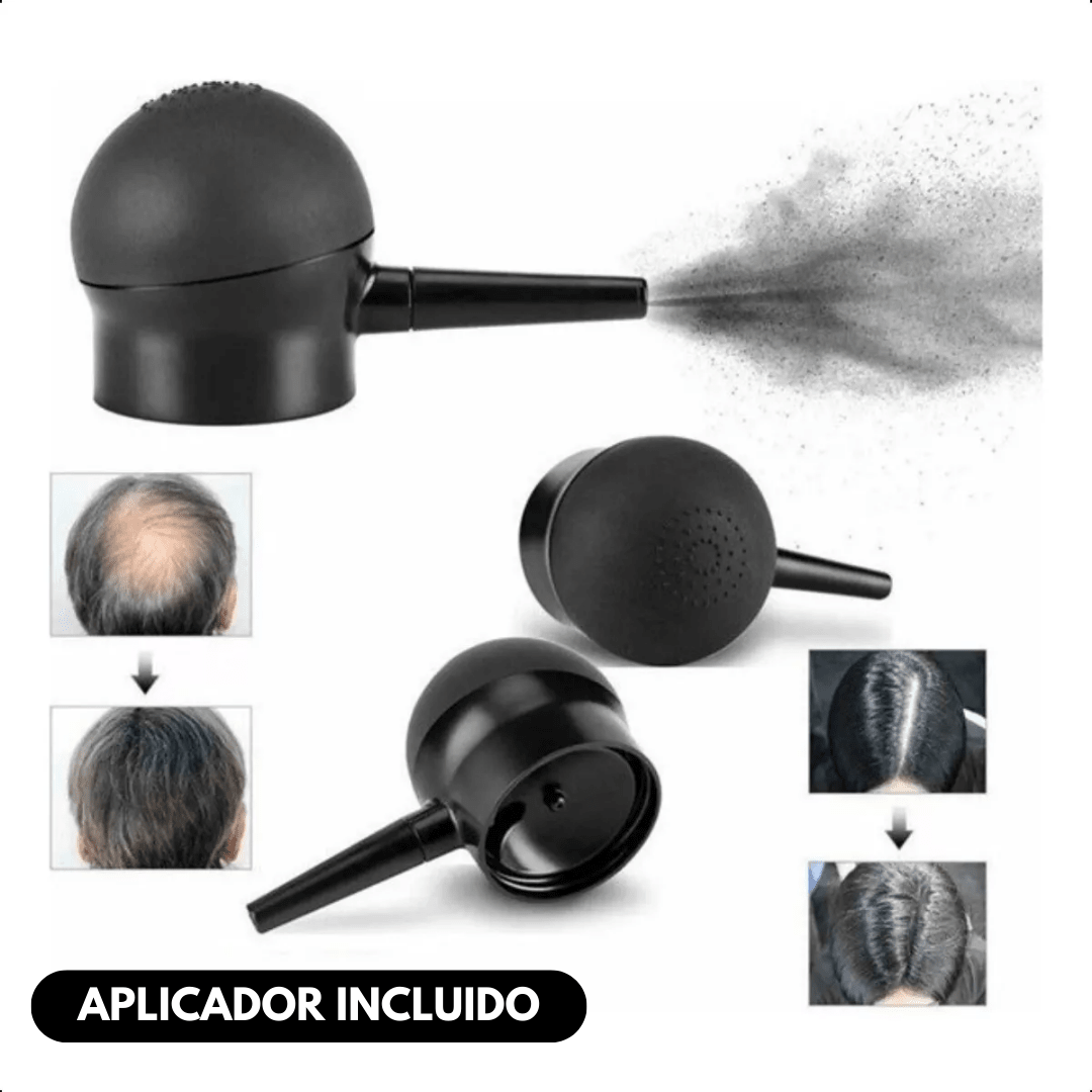 Fibras Capilares 27.5g Queratina + Aplicador De Precisión - Muy Moderna Uruguay