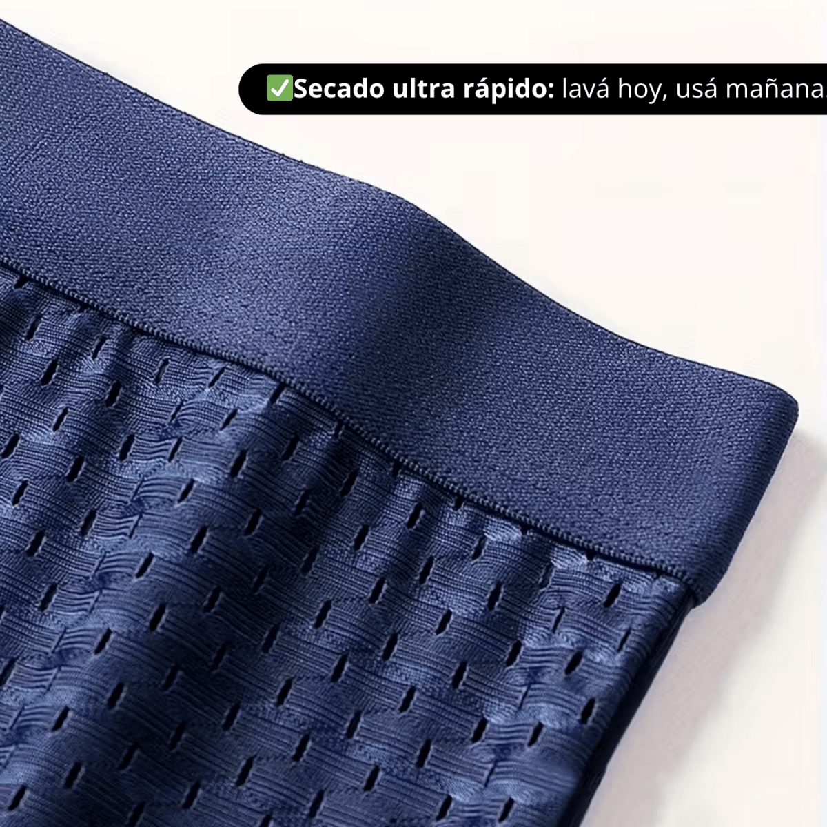 Pack X4 Boxers De Hombre Ice Silk Transpirables Bambú - Muy Moderna Uruguay