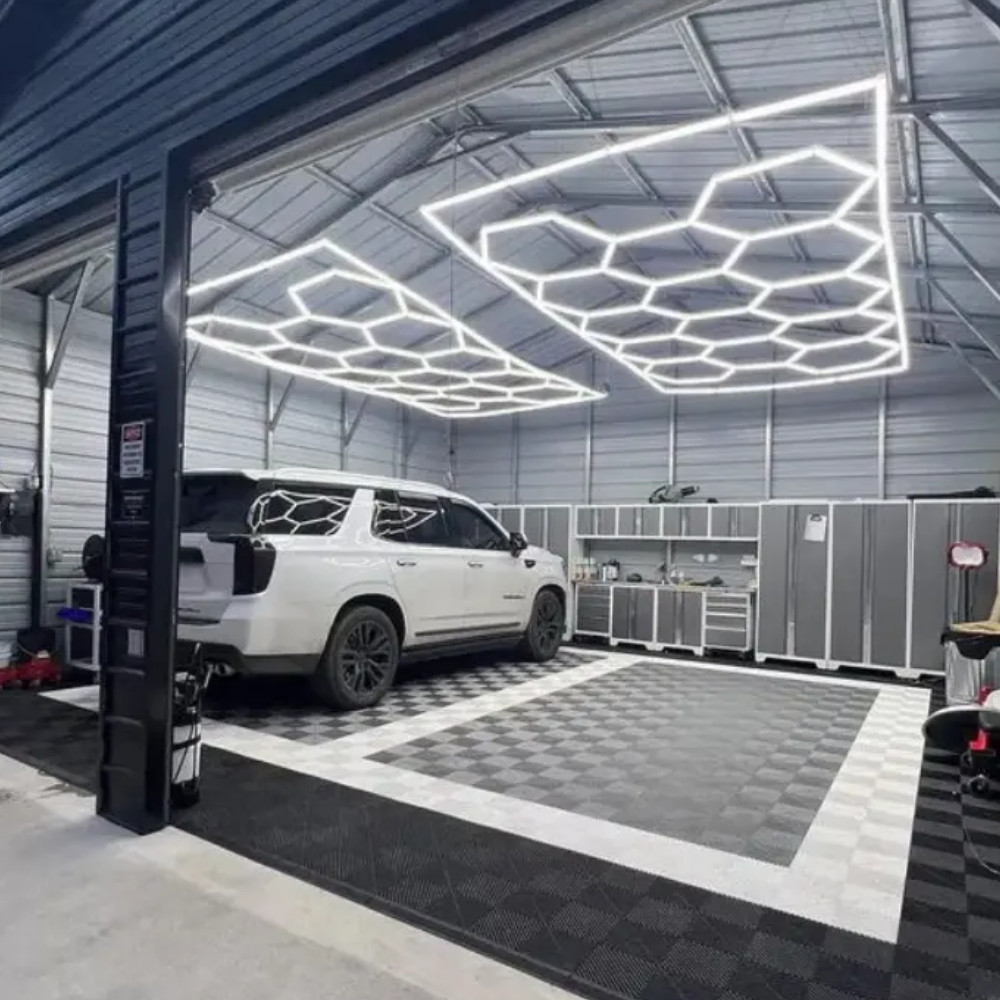 Panel Luz LED Hexagonal Detailing