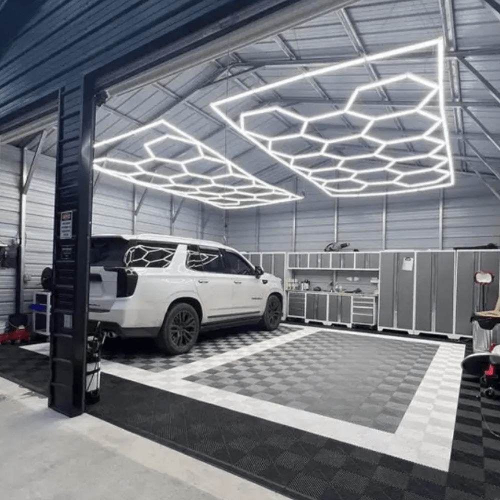Panel Luz LED Hexagonal Detailing - Muy Moderna Uruguay