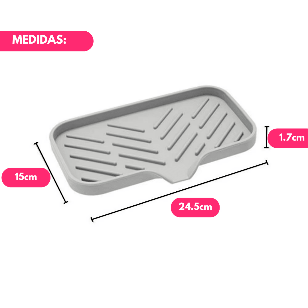 Bandeja de Silicona para Esponjas con Drenaje - Muy Moderna Uruguay