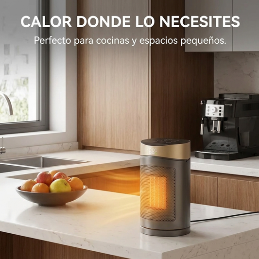 Calefactor Eléctrico Cerámico Oscilante con Control Remoto 1500W