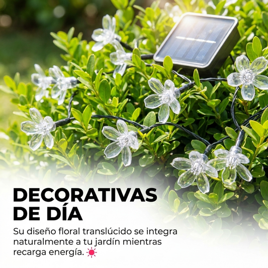 Guia de Flores Solares de Exterior 12m - ecoinnova