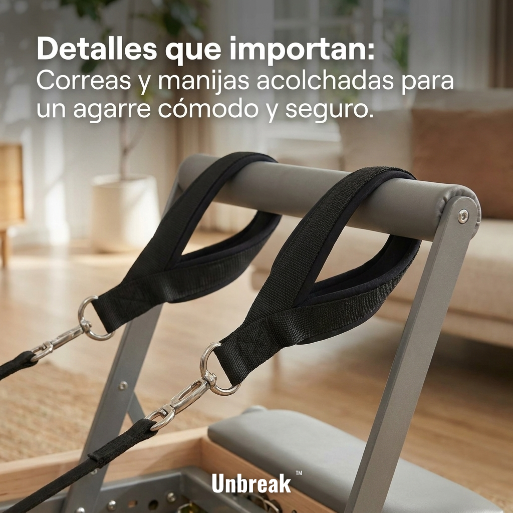 Cama Pilates Reformer Plegable Profesional Con Accesorios Unbreak™