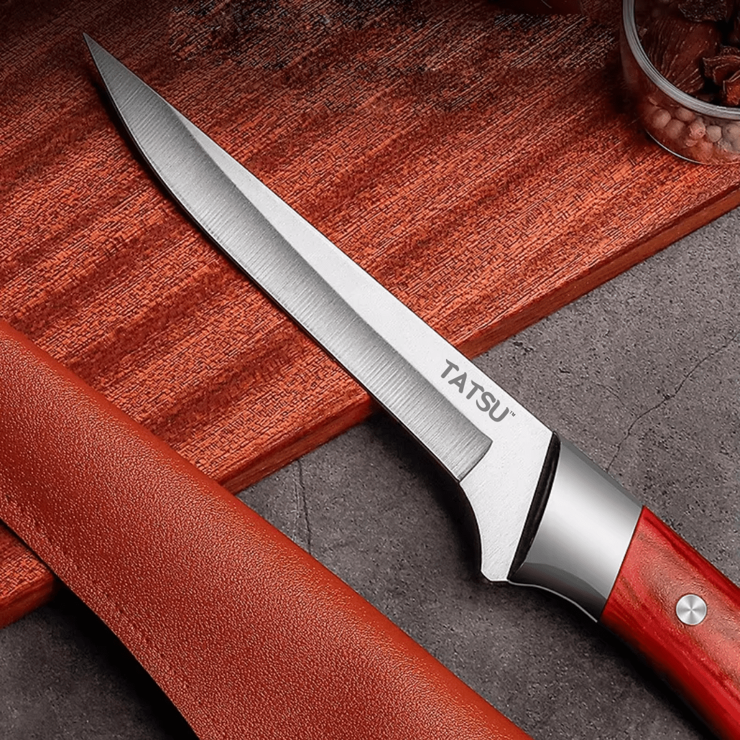 Cuchillo Largo de Cocina TATSU con Funda - Muy Moderna Uruguay