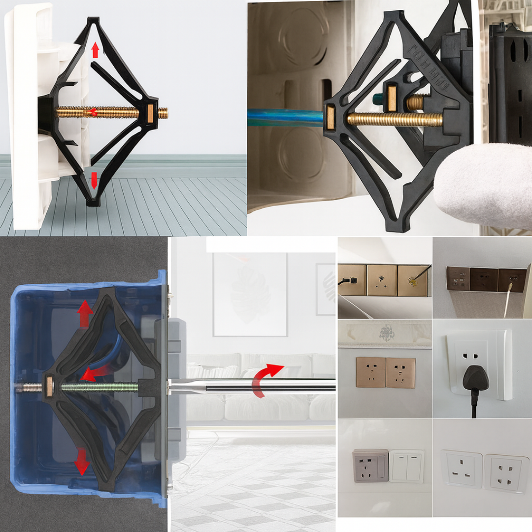 Set Soportes De Reparación Tomacorrientes Electricista X20