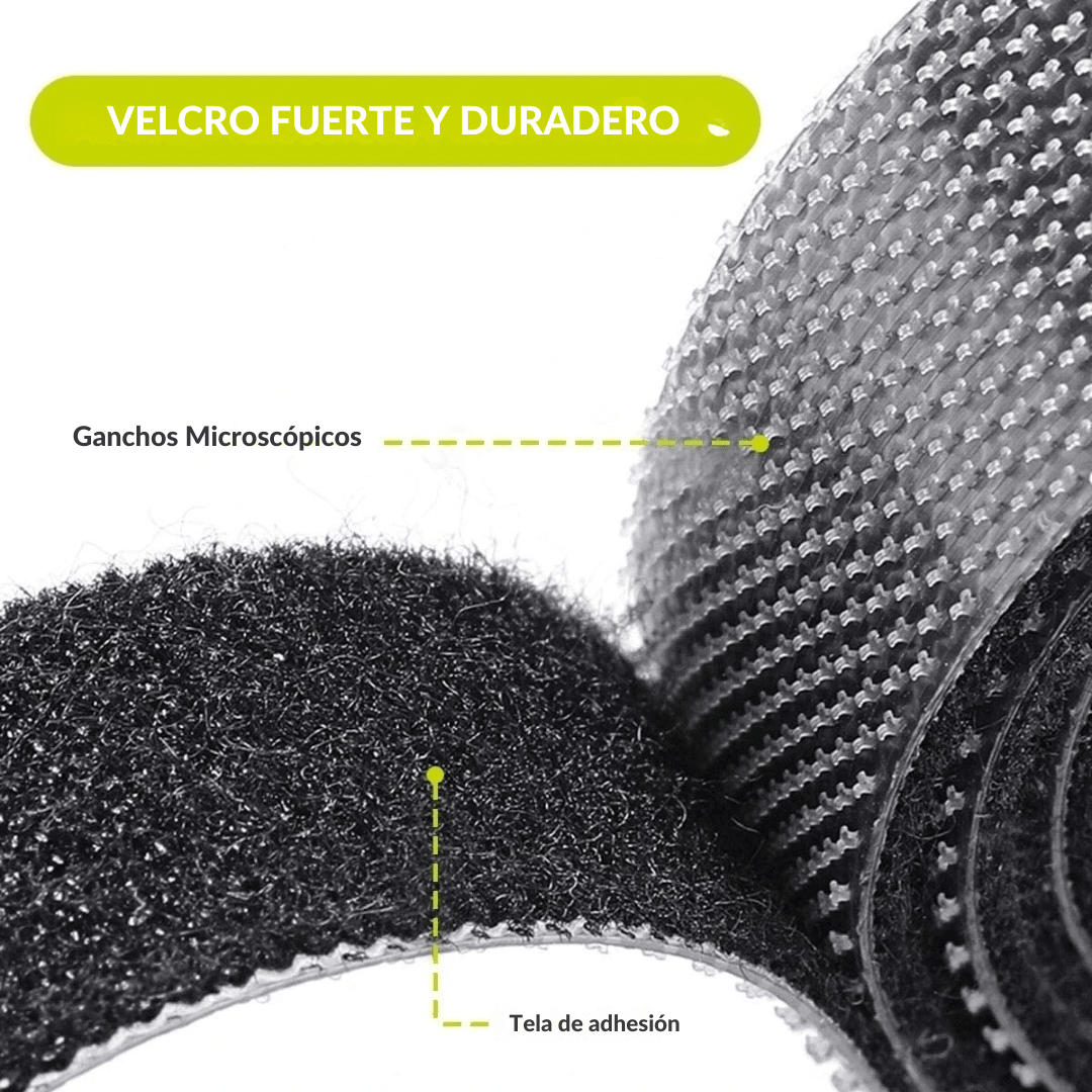 Cinta Autoadhesiva Con Velcro Organizadora De Cables 5m - Muy Moderna Uruguay