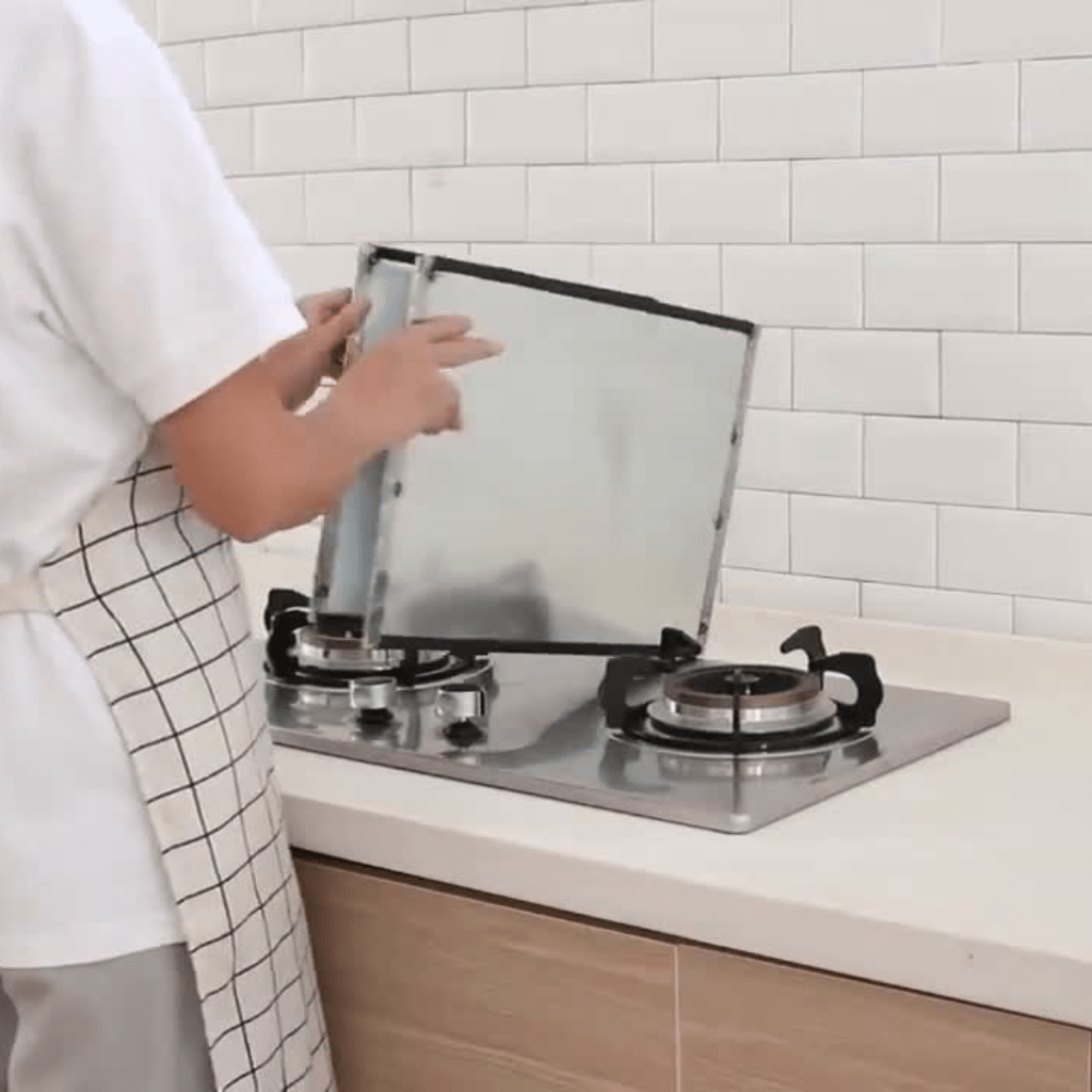 Protector Antisalpicaduras De Cocina De Acero Plegable - Muy Moderna Uruguay