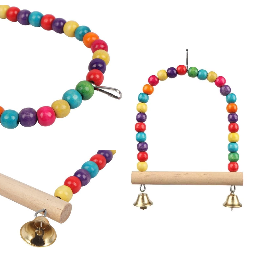 Juguetes de Jaula para Loros y Aves Hamacas y Accesorios