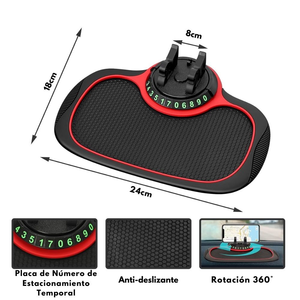 Soporte Celular Antideslizante para Auto - Muy Moderna Uruguay