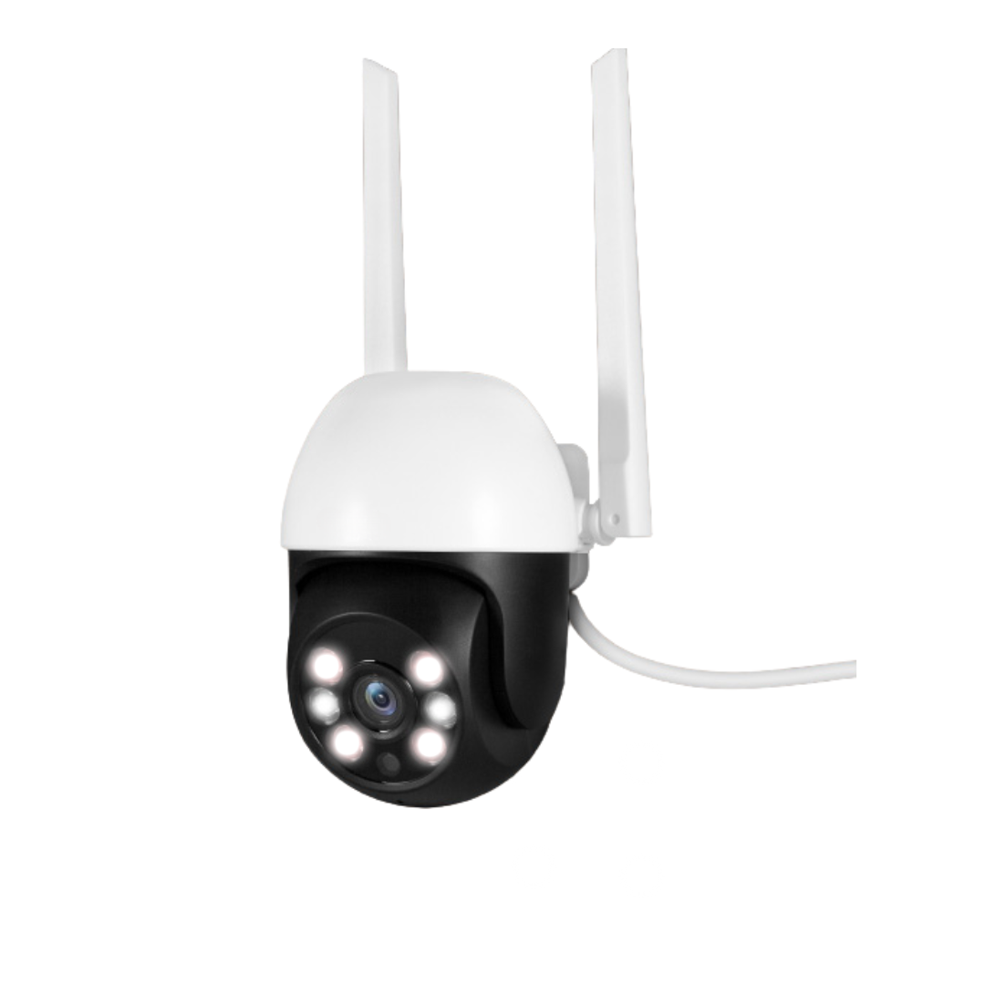Cámara Exterior Wifi Con Seguimiento Y Vision Nocturna Tuya Smart