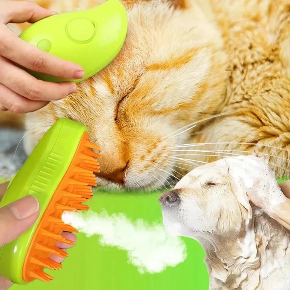 Cepillo De Masaje para Mascotas 3 En 1 Con Vapor - Muy Moderna Uruguay