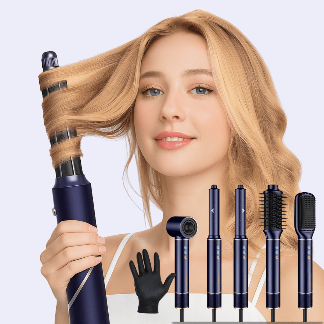 Cepillo Alisador 5 en 1 GLIN™ Airstyler - Muy Moderna Uruguay