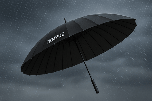 Paraguas Reforzado de 24 Varillas Metalicas Anti Viento TEMPUS™ - Muy Moderna Uruguay