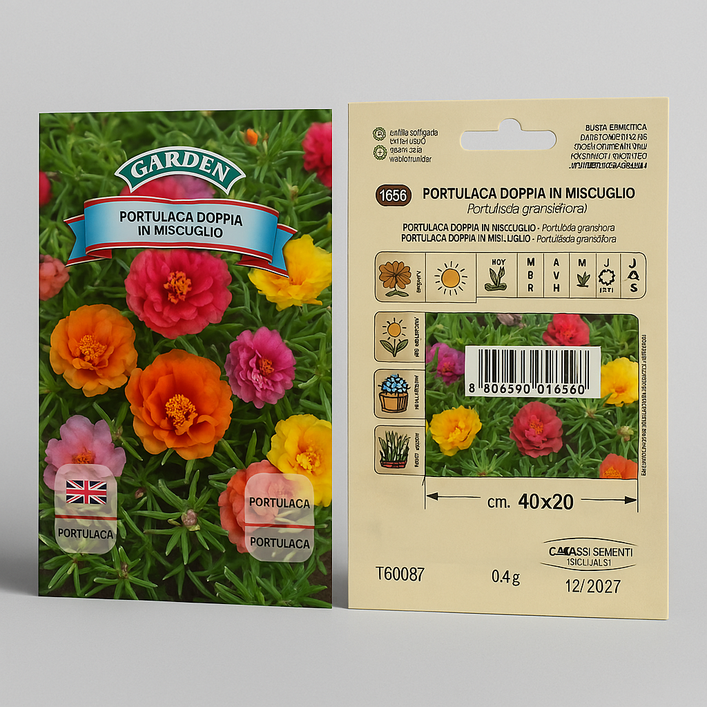 Semillas de Flor de Portulaca Multicolor – ¡Un estallido de color para tu jardín! 🌸