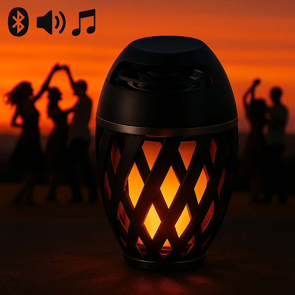 Parlante Bluetooth Tipo Antorcha LED - Muy Moderna Uruguay
