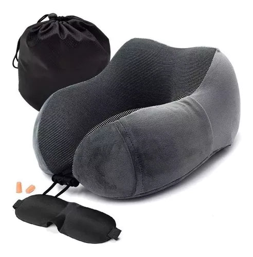 Almohadon de Viajes para Cuello Espuma Viscoelastica