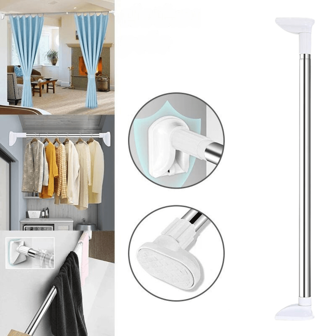 Barra Extensible para Cortinas y Tender Ropa en Interiores - Muy Moderna Uruguay
