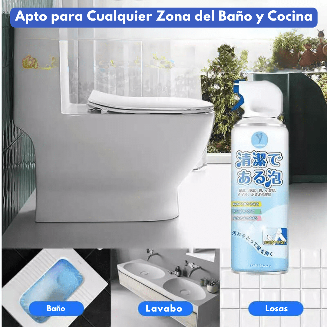 Espuma Mágica de Autolimpieza con Pico Baño/Cocina - Muy Moderna Uruguay