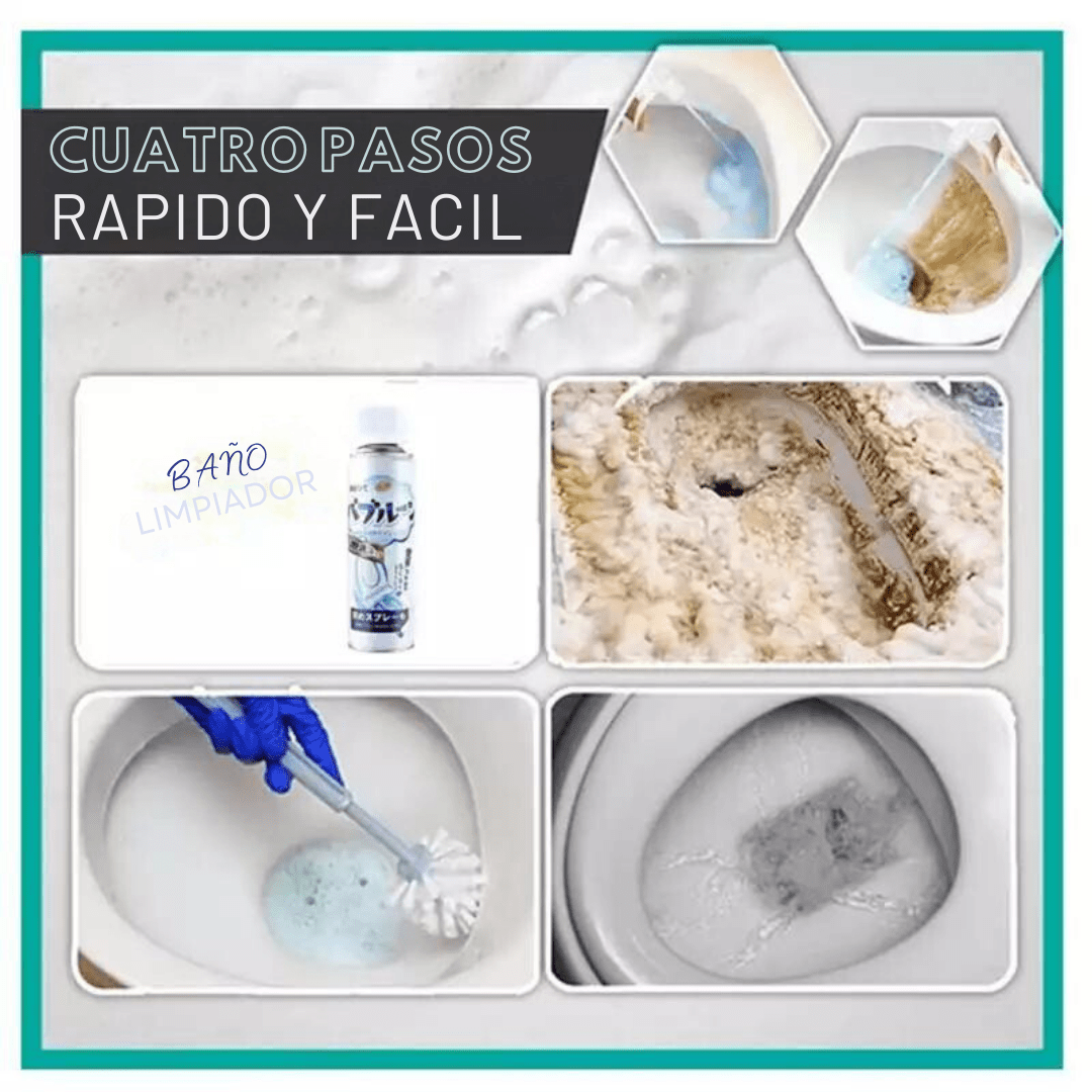 Espuma Mágica de Autolimpieza con Pico Baño/Cocina - Muy Moderna Uruguay