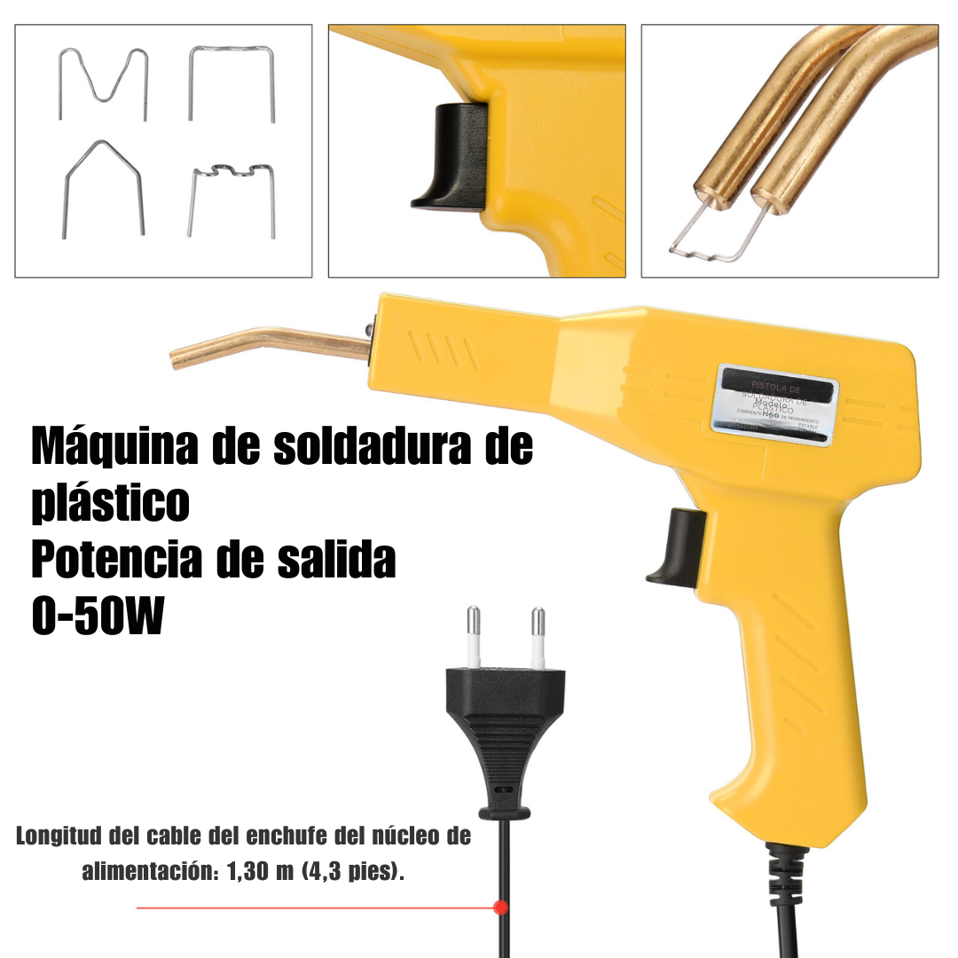 Soldador de Plástico con Accesorios y Estuche