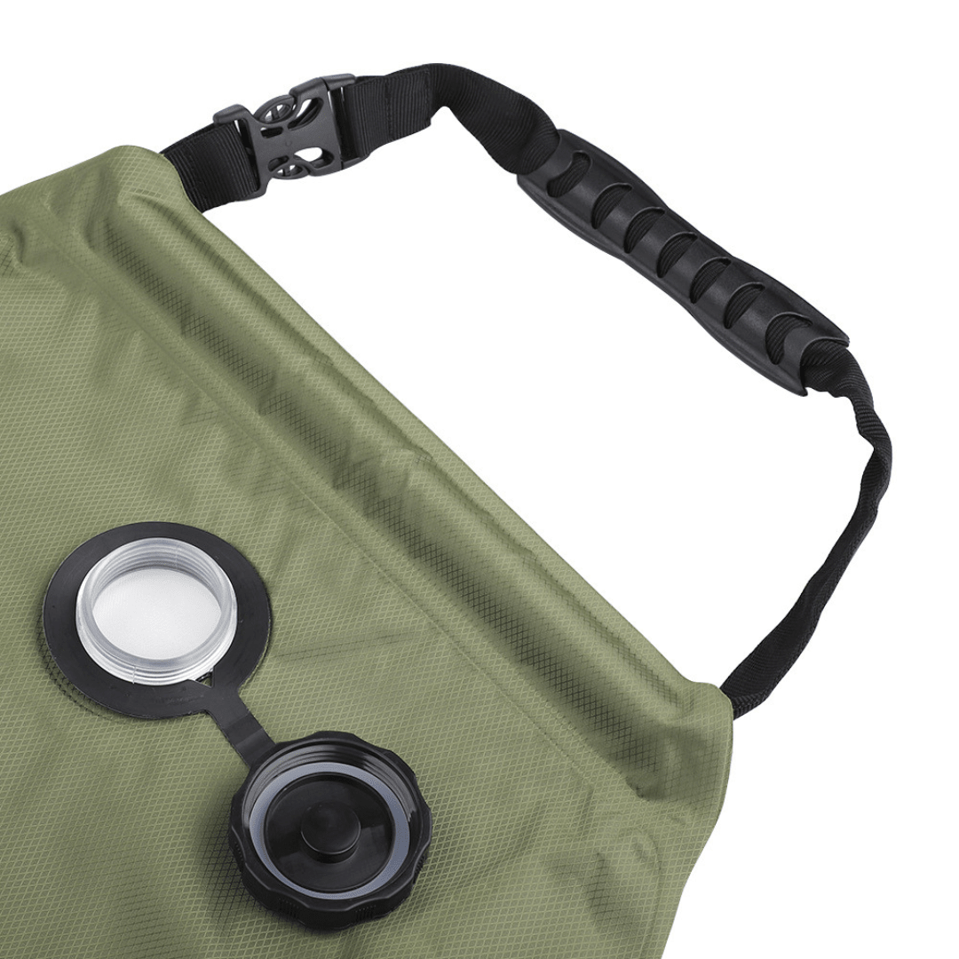 Ducha Portátil Solar Para Camping Bolsa 20 Litros Y Cabezal - Muy Moderna Uruguay