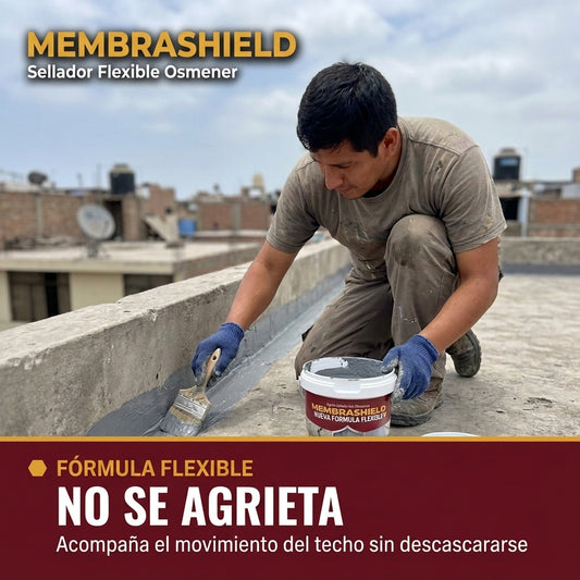 Impermeabilizante Sellador De Alta Elasticidad Membrashield 1 Litro