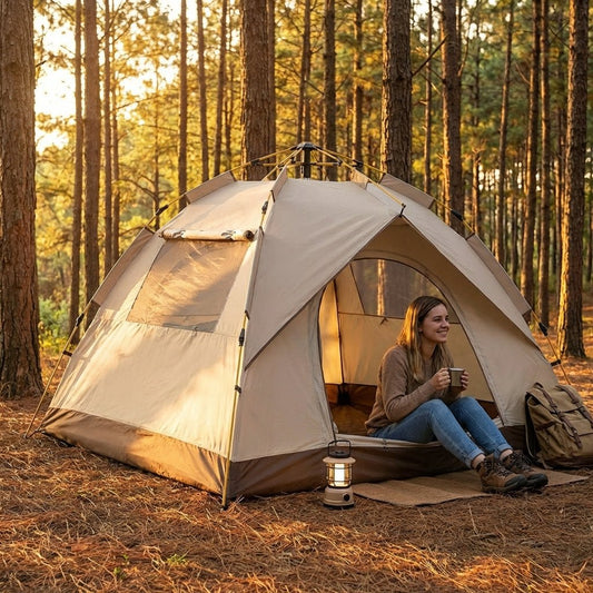 Carpa Autoarmable 3 Personas Tela Oxford Piso Impermeable - Muy Moderna Uruguay