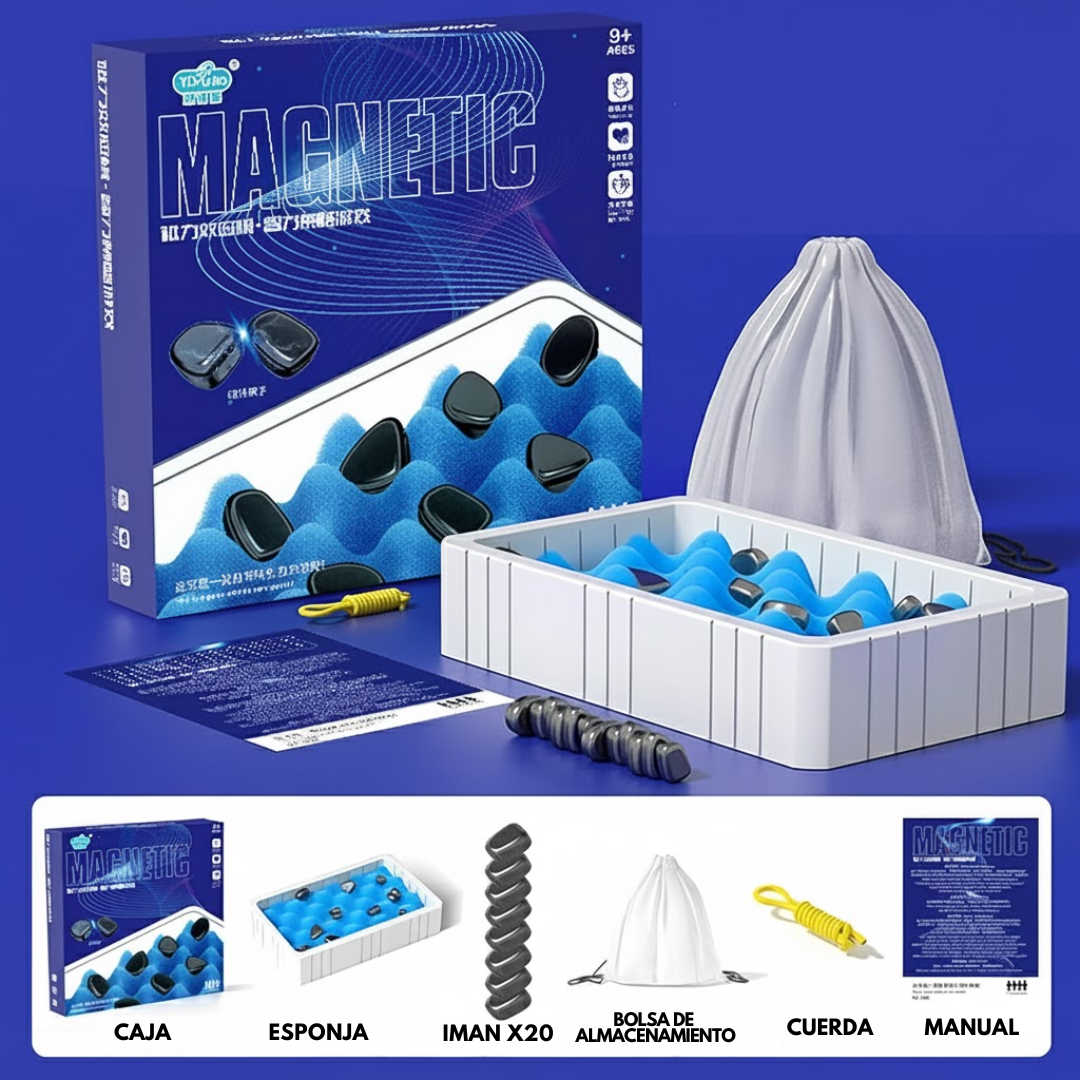 Juego De Mesa Ajedrez Magnético Estrategia Con Imanes