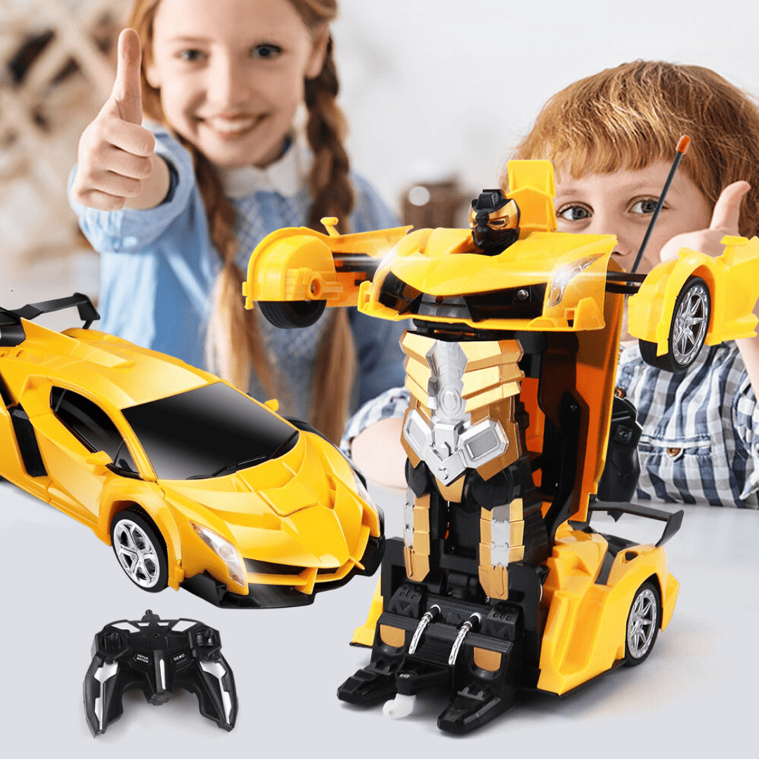 Auto Transformable en Robot Control Remoto Con Luz - Muy Moderna Uruguay