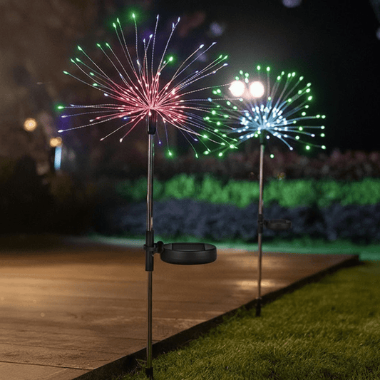 Luz Solar Exterior Decorativa Jardín Efecto Fuegos Artificiales - Muy Moderna Uruguay