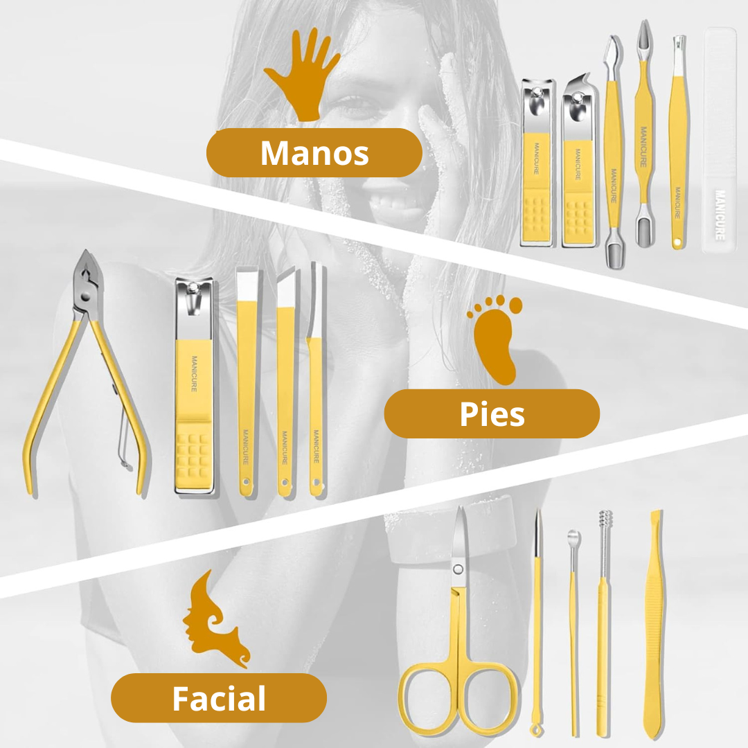 Kit Profesional De Manicura, Pedicura y Cuidado Facial
